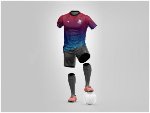 Soccer Uniform Kit Mockup Front View