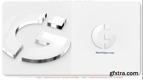 Videohive Metal Edges Logo Intro 52048974