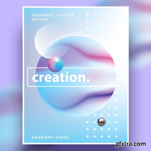 Abstract Geometric Poster Layout