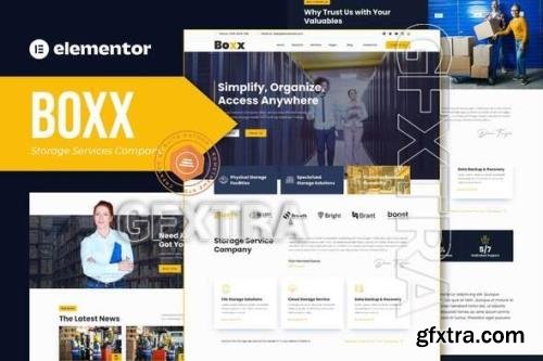 Boxx - Storage Services Company Elementor Template Kit 52076101