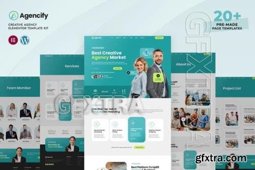 Agencify - Creative Agency Elementor Pro Template Kit 51934799