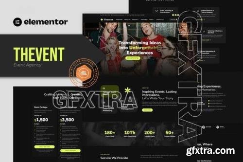 Thevent - Event Agency Elementor Template Kit 51966073
