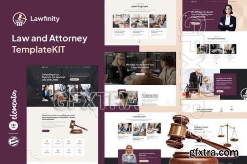 Lawfinity - Law & Attorney Elementor Template Kit 51968789