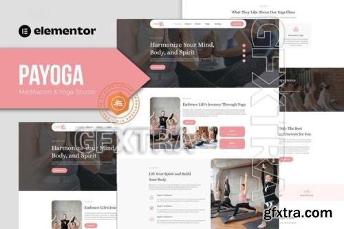 Payoga - Meditation & Yoga Studio Elementor Template Kit 51966508