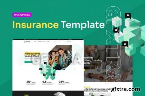 Insurx - Insurance Agency Elementor Pro Template Kit 51586042