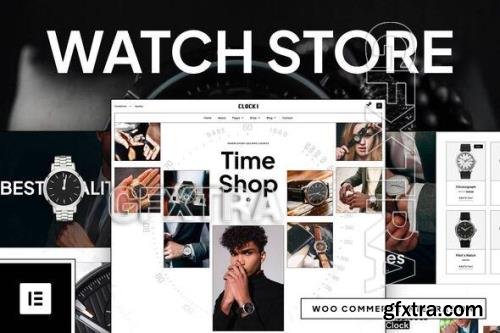 Clocki - Watch Store Elementor Pro Template Kit 51637689