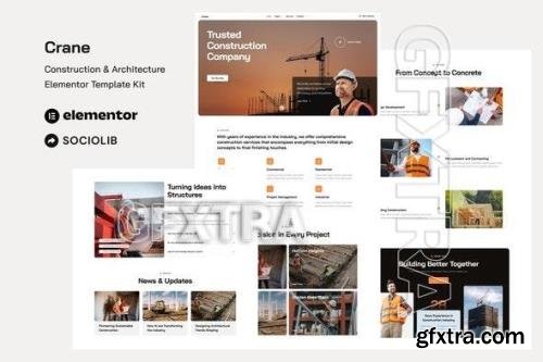 Crane - Construction & Architecture Elementor Template Kit 51579797