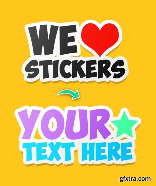 Stickers - PSD Effect for Photoshop