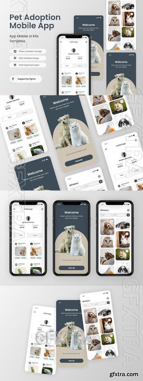 Pet Whiskers - Pet Adoption Mobile App 8X6AXMD