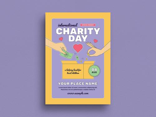 International Charity Day Event Flyer