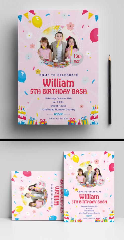 Birthday Invitation Design Layout