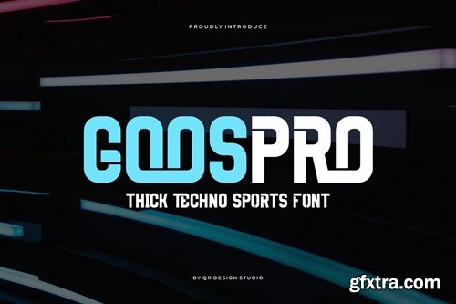 Goospro - Thick & Sport Font D5JYNDL