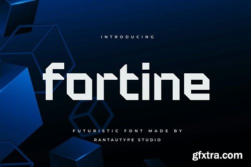 Fortine Futuristic Font M899BVB