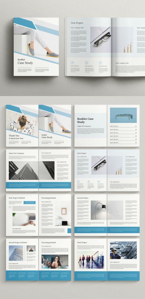 Booklet Case Study Brochure Layout