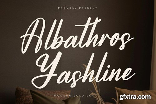 Albathros Yashline Modern Bold Script A9D9UDY