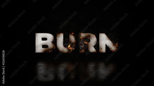 Burned Paper Titles