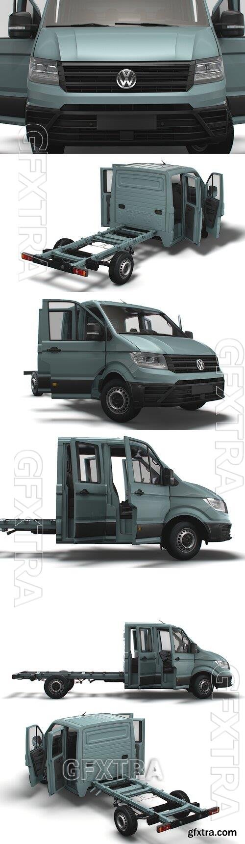 VW Crafter Chassis DoubleCab L2 HQInterior 2023 Model