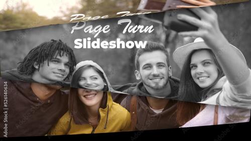 Page Turn Slideshow Replacement Title