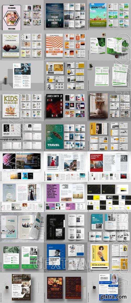 30 Indesign Templates Bundle 23 by Adobestock