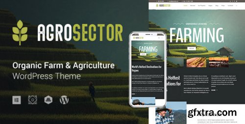 Themeforest - Agrosector - Agriculture & Organic Food 23388149 v1.5.2 - Nulled