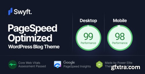Themeforest - Swyft - PageSpeed Optimized WordPress Blog Theme 49362787 v1.0.4 - Nulled