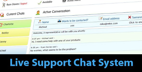 CodeCanyon - Live Support Chat System v1.0 Updated 09092010