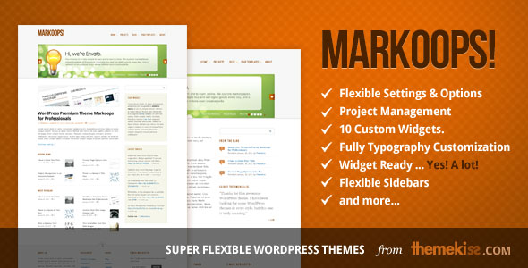 Markoops - ThemeForest Business & Portfolio WordPress Theme