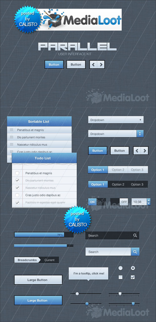 MediaLoot - Parallel UI Kit
