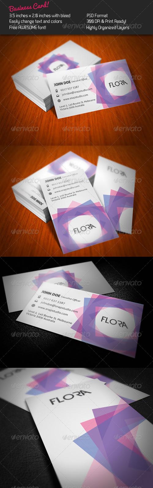 GraphicRiver - Flora Business Card