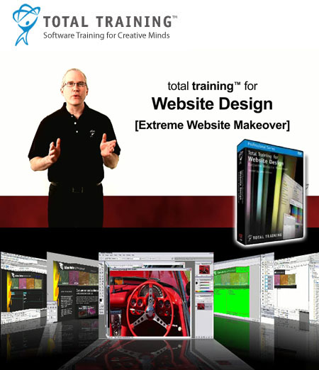 Total Training for Website Design - Extreme Website Makeover (2 DVD)