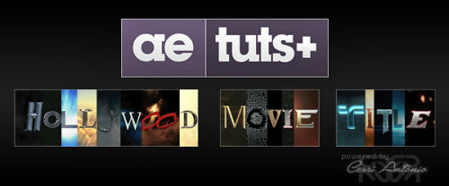 AE Tuts+ Hollywood Movie Titles Series - All Source Files