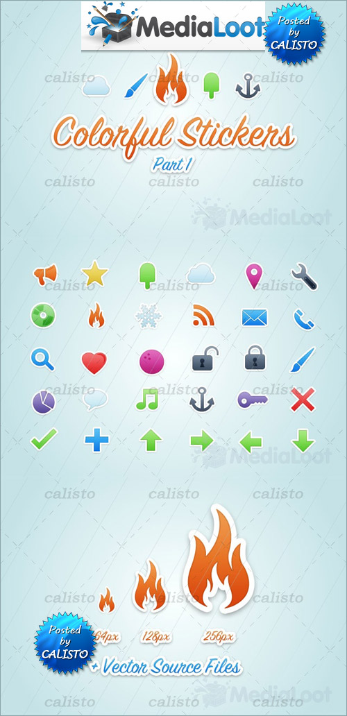 MediaLoot - Colorful Stickers
