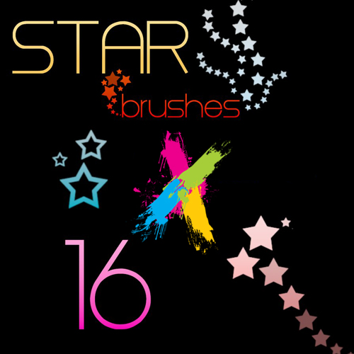 16 Star Brushes