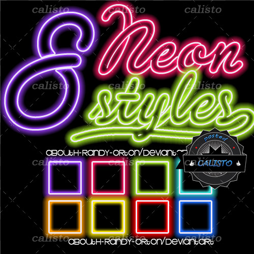 8 Neon Styles