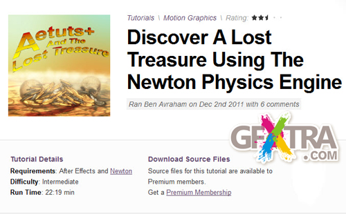 AE Tuts+ Discover A Lost Treasure Using The Newton Physics Engine