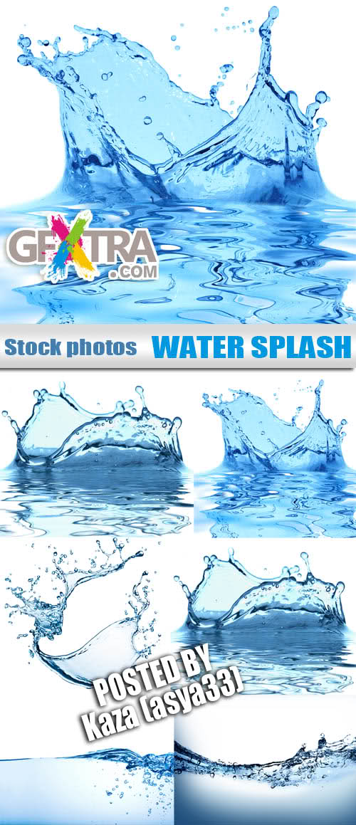 Water Splash 6xJPGs