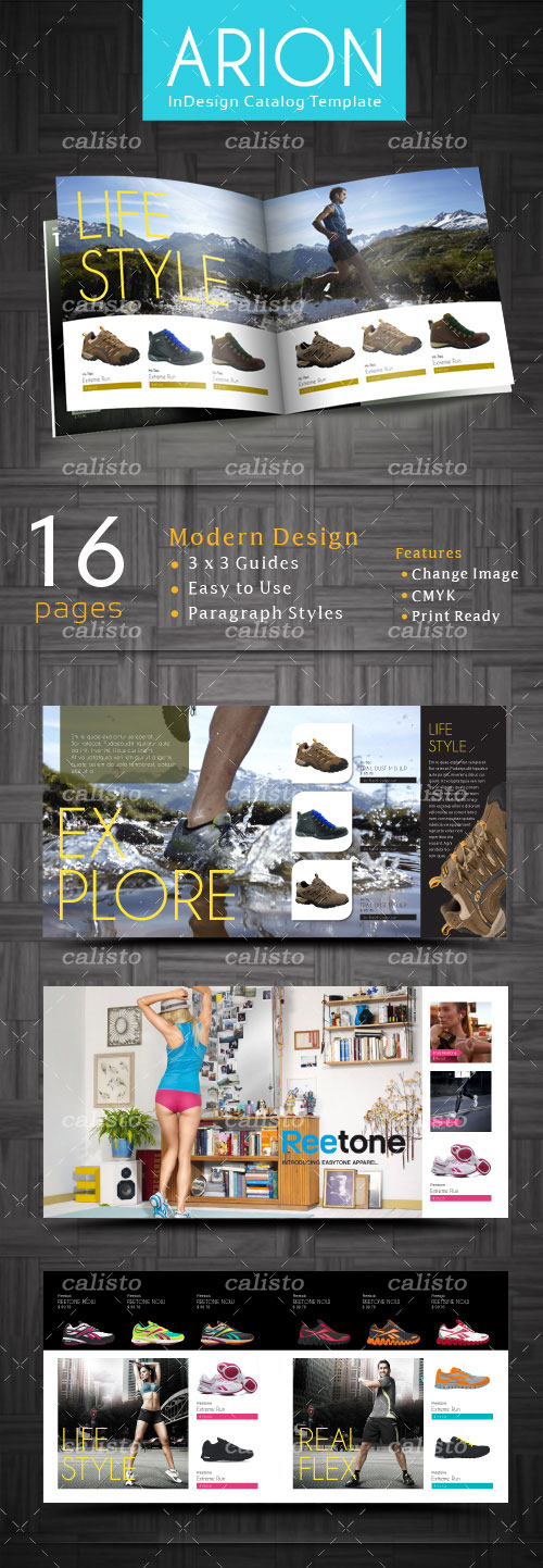 InDesign Catalog Template: Arion