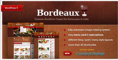ThemeForest - Bordeaux - Premium Restaurant Wordpress Theme