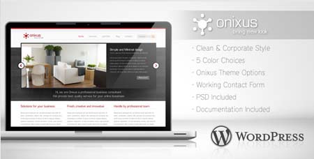 ThemeForest - Onixus - Corporate Business Wordpress Theme