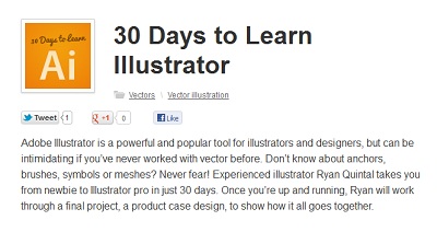 TutsPlus: 30 Days to Learn Illustrator (2012)