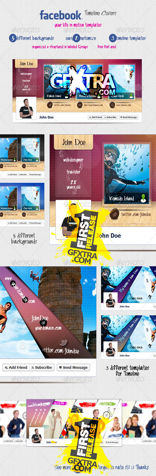 GraphicRiver - Facebook Timeline Covers