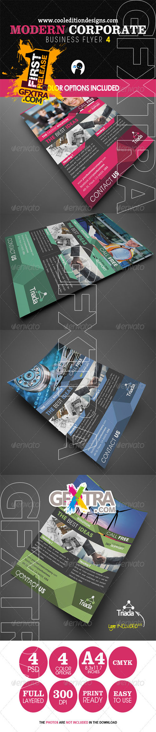 GraphicRiver - Modern Corporate Business Flyer 4