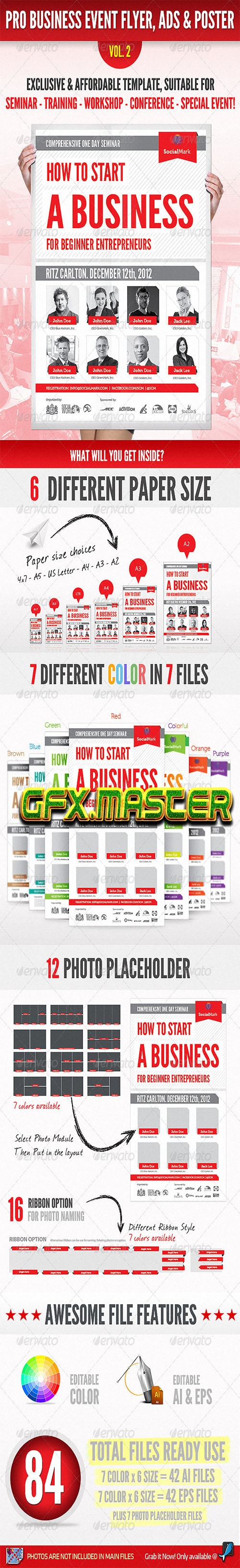 GraphicRiver - Business Event Flyer, Advertisement & Poster Vol.2