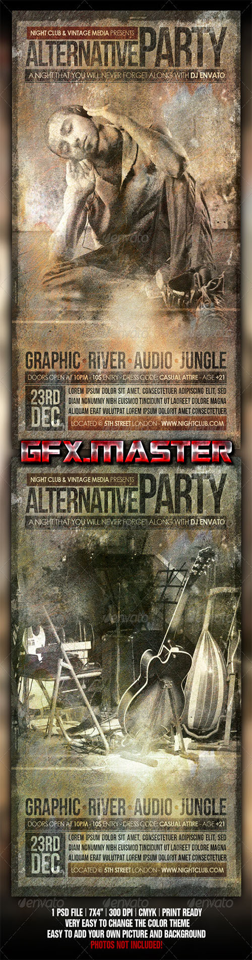 GraphicRiver - Vintage Party Flyer