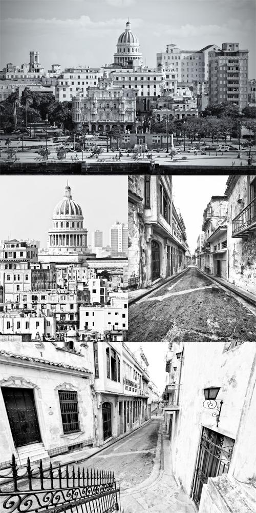 Monochromatic Image of Old Havana