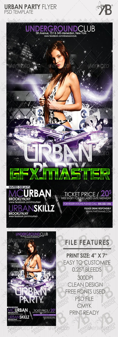 GraphicRiver - Urban Party Flyer