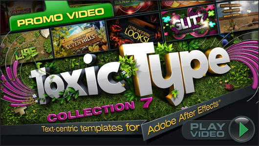 ToxicType: Collection 7 (for After Effects)