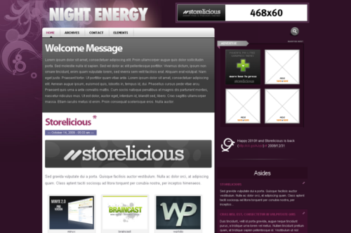 Storelicious - Night Energy Theme For Wordpress