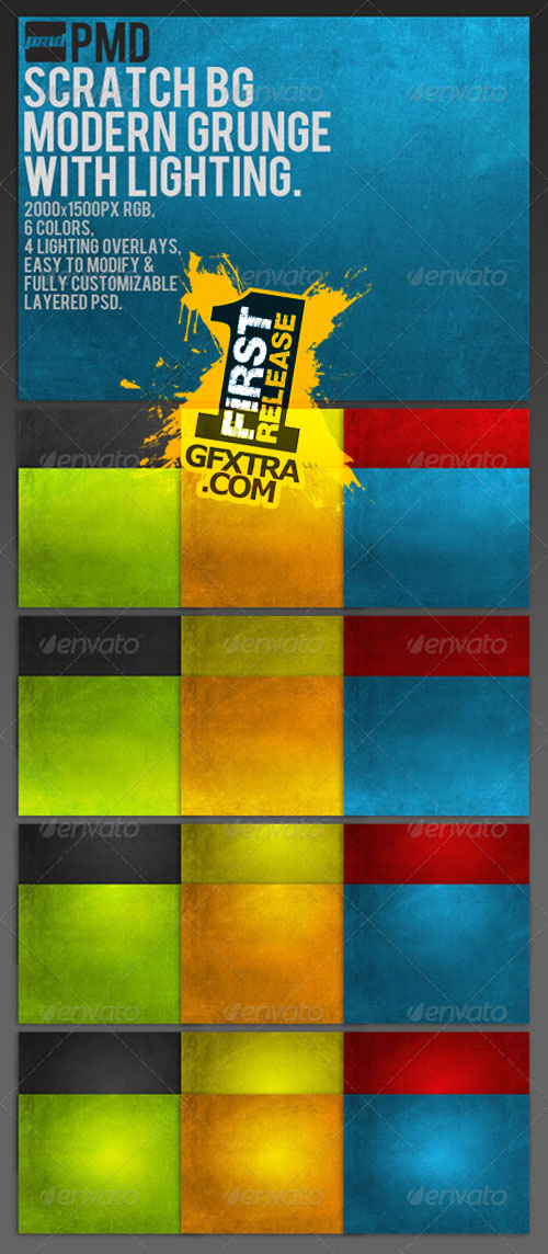 GraphicRiver: ScratchBG - Modern Grunge Backgrounds