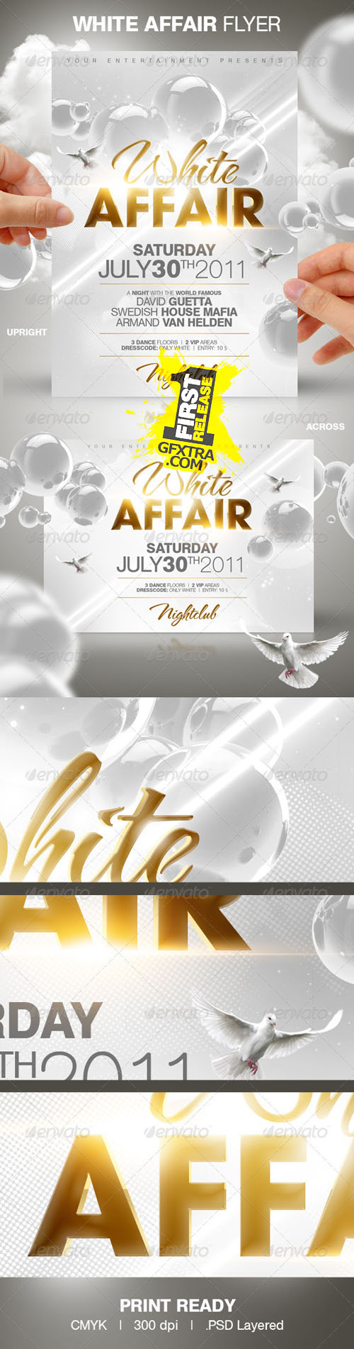 GraphicRiver: White Affair Party Flyer